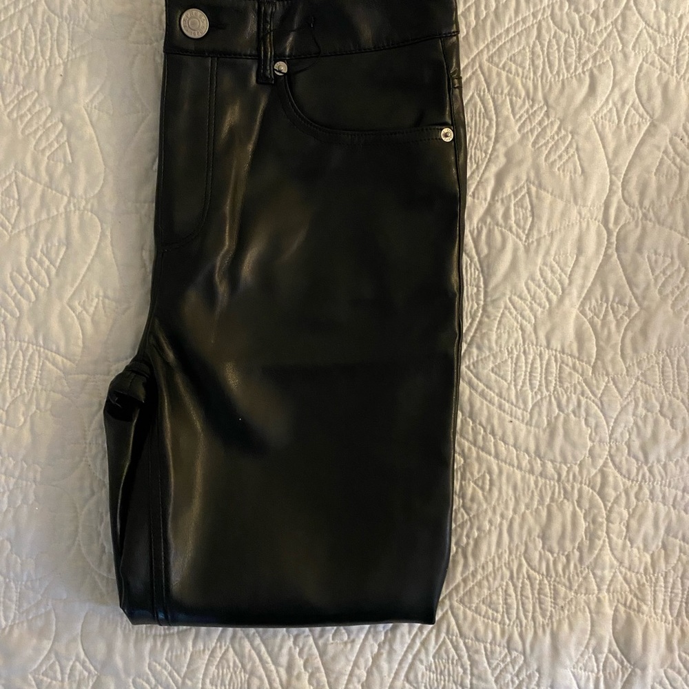 Express never worn leather pants